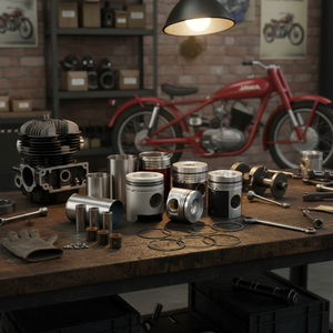 ลูกสูบอะลูมิเนียมอัลลอยสำหรับ Jawa 6สูบดัดแปลง/อัพเกรดใหม่ - Product Image 3