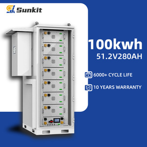 Système de stockage BIPV commercial et industriel Sunkit 100 kWh SKT-100K 50 kW hybride tout-en-un avec couverture 10 ans - Product Image 1