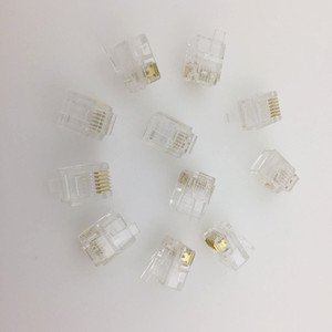 6P6C Telephone Connector Copper Core <b>Plug</b> In <b>Adapter</b> For Industrial Equipment - Product Image 2