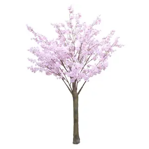 Ornament silk wedding trees artificial big cherry blossom flower tree centerpiece for wedding table