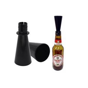 Mini funil de plástico do champanhe do preto - Product Image 6