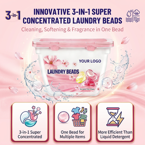 Capsules de lessive 4 en 1 pour la protection des couleurs, <span class=keywords><strong>anti</strong></span>-décoloration, perles de gel lavant pour le soin des vêtements colorés - Product Image 2