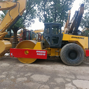 Rodillo Compactador de Neumáticos Usado Dynapac CA251D CA25 CA301 CA30 CC422 de 3 Toneladas, Motor Cummins, Tambor Único, 75KW de Alta Potencia de Excavación, Modelo 2018, 50kN - Product Image 3