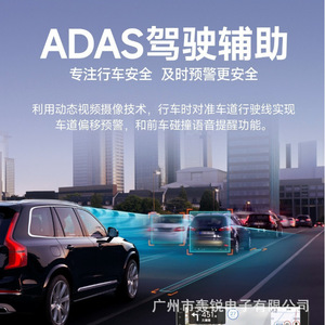 กล้องติดรถยนต์ 1080P HD พร้อมพอร์ต USB สำหรับระบบแจ้งเตือนการขับขี่ ADAS - Product Image 4