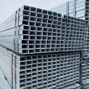 Les ventes directes d'usine garantissent un tube de tuyau en acier creux carré faiblement galvanisé - Product Image 2