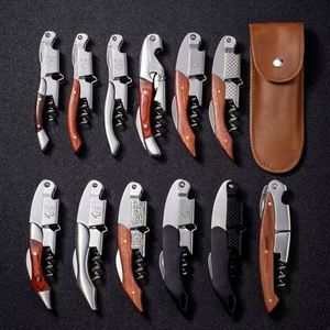 Personalized Wooden Handle Corkscrew Set with Foil Cutter for Special Events - Product Image 2