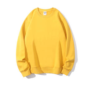 Logo personnalisé brodé impression unisexe coton surdimensionné pull col rond sweat hommes Hoodies & Sweatshirts - Product Image 4