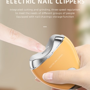 Coupe-ongles électrique automatique professionnel de qualité supérieure avec 3 niveaux de vitesse, forme attrayante, vente en gros - Product Image 3