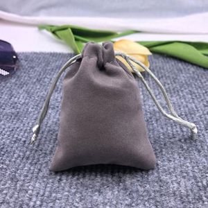Hot Wholesale Customizable Logo Velvet Drawstring Jewelry for Shopping Bags - Product Image 6