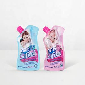 Personalizado Impresso Levante-se Embalagem Bolsa Saco com Parafuso Canto Bico para Sabão Líquido Detergente Shampoo Chemicals - Product Image 4