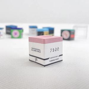 Promo Panas TP 7500 Kapur Tongkat Biliar Profesional Abu-abu/Pink Bahan PU Magnetik 1/2 Rod Box Combo Set untuk Snooker Biliar - Product Image 2