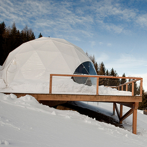 Dôme igloo de luxe pour l'extérieur en hiver, kiosque, abri, tente, <span class=keywords><strong>prix</strong></span>, maison en bois préfabriquée - Product Image 2