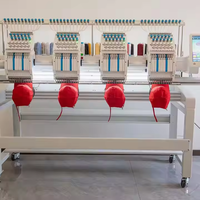 Machine à broder industrielle à 4 têtes de haute qualité 12 15 aiguilles 1200 tr/min nouvelle opération informatisée pour casquette/t-shirt/plat
