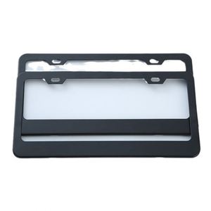 Marcos de Matrícula Personalizados con Logotipo, Cubierta de Acero Inoxidable, Marcos para Matrículas de Tamaño Americano - Product Image 1