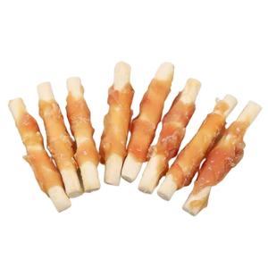 Ağartılmış genişletilmiş ham deri kemikleri beyaz köpek çiğnemek kabadayı sopa köpek köpek maması davranır - Product Image 6