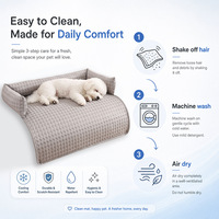 Housse de canapé multi-usages pour chien, lavable, matelassée, tapis pour animaux de compagnie, imperméable, protection de meubles, pour coffre de voiture, OEM, faible MOQ