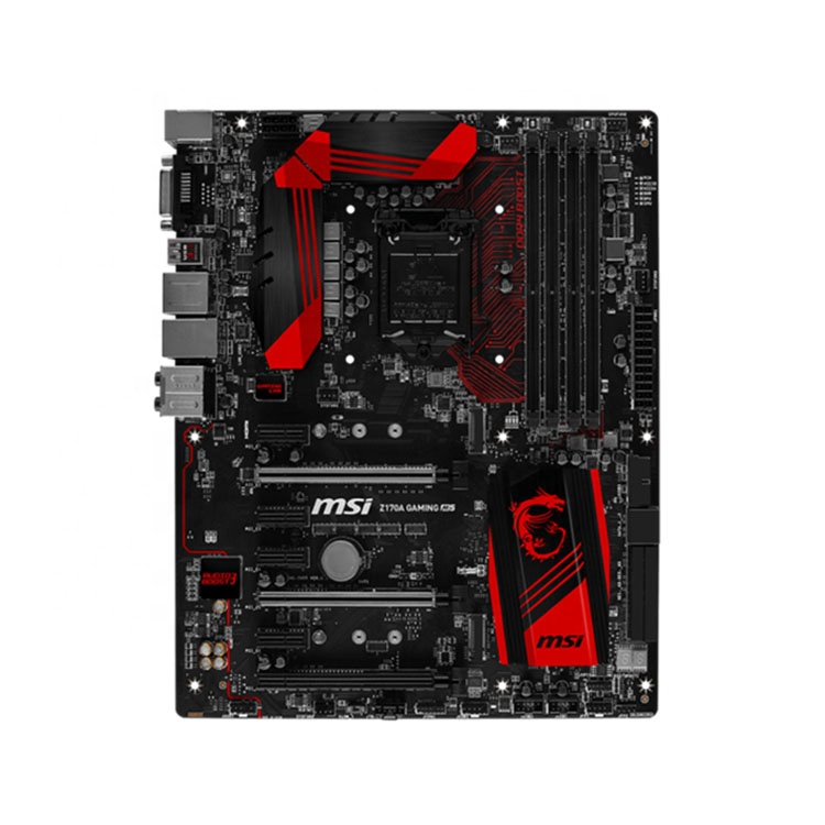 統合グラフィックスと64GB RAM容量で使用されるMSI Z170A GAMING