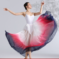 Costumes de danse classique, robe chinoise, costumes de danse pour examen artistique, jupe à rythme corporel, changement de couleur progressif, vêtements élégants pour femmes