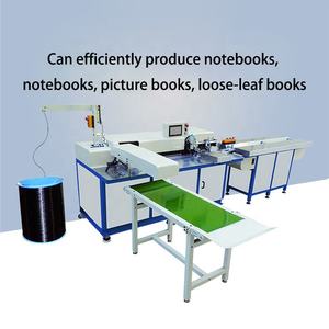 나선형 노트북 바인딩 기계 전체 자동 나선형 책 바인딩 기계 단일 루프 와이어 바인더 노트북 만들기 기계 - Product Image 2