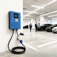 Estación de Carga Móvil para Vehículos Eléctricos 7kW CCS2 Gun OCPP 1.6J Tipo Móvil para Soporte de Flotas Jinghu TA-DC-7-B
