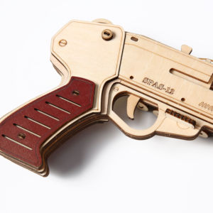 ของเล่นเสริมพัฒนาการใหม่ ของตกแต่งโต๊ะทำงาน ตัวต่อเลเซอร์คัท จิ๊กซอว์ ปืนยิงยางไม้ <span class=keywords><strong>M870</strong></span> ปืนลูกซอง งานฝีมือไม้ DIY ของขวัญที่ดีที่สุด - Product Image 3