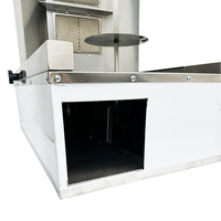 Machine commerciale multifonctionnelle à 3 brûleurs pour la fabrication de doner kebab Machine Shawarma Machine à rôtir la viande Barbecue Grill Machine