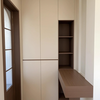 Buffet de cuisine contemporain en bois massif réglable sur mesure avec rangement, meuble de service, vente en gros, usine OEM