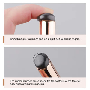 Mini Silicone <b>Lipstick</b> Makeup Brush Nail Stamping Brush for Color Application - Product Image 4