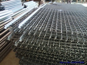 Hooked <b>Vibrating</b> Sieve Stainless Steel 304 Wire Mesh Crimped Plain Weave Filters <b>Screen</b> Use Cutting Welding Bending - Product Image 2