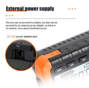 VC60B + Megohmmeter Digital Tester Isolamento 250V 500V 1000V Faixa Digital Apenas Display - Product Image 4