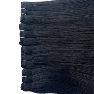 Machine Weft Hair Extensions for Woman Real Human Hair Double Drawn Cuticle Aligned for Comfortable Easy to Install and <strong>Restyle</strong> - Product Image 2