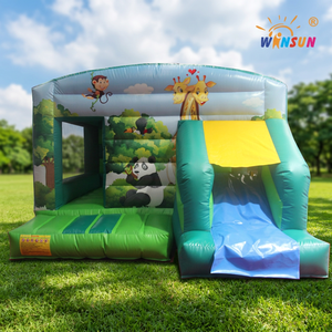 Winsun บ้านกระโดดเป่าลมในป่ามีสไลเดอร์เป่าลมสำหรับสวนสนุก - Product Image 1