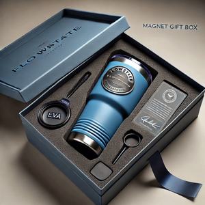 Cajas Personalizadas Coffee Travel Mug Package Biodegradable Lid and Base Water Thermos Bottle Paper Box with Eva Insert - Product Image 4