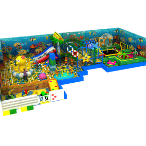 Équipement de divertissement, jeux de sable pour aire de jeux intérieure, aire de jeux sur le thème de l'océan bleu, centre de jeux pour enfants - Product Image 6