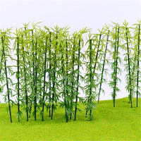 Balance HO N TT Z en plastique, taille artificielle, °, modèle d'architecture Miniature, en bambou, paysage d'arbre