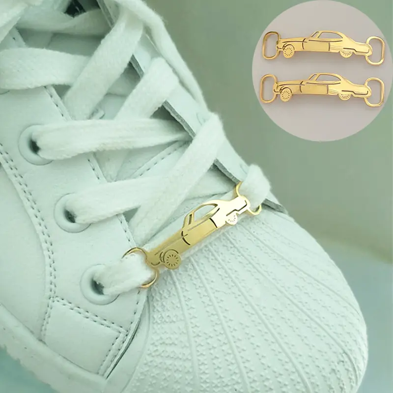 Custom Jewelry Stainless Steel Graphical Logo Shoe Buckle Accessories
