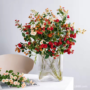 High Quality Multi-Head Artificial Rose Flower Bouquet Handheld Wedding and Valentine's Day Decoration Cross-Border <b>Ornament</b> - Product Image 2