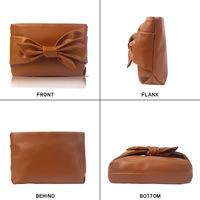 Sac Tendance 2024 Nouveautés 2025 Idées de Produits Guangzhou Sacs de Soirée et Pochettes de Créateur pour Femmes avec Nœud, Sacs de Fête pour Dames