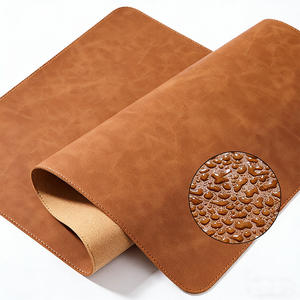Juego de Alfombrillas de Escritorio de Cuero Genuino (35x17”) Alfombrilla Protectora Grande para Escritorio, Protector de Escritorio, Alfombrilla para Ratón, Accesorios para Oficina, Escritorio, Portátil - Product Image 4