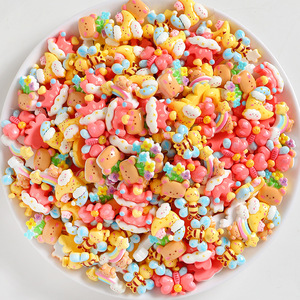 Bán buôn mix thực phẩm tráng miệng hình dạng động vật phẳng trở lại dễ thương Kawaii nhựa cabochons cho đồ trang sức quyến rũ phụ kiện - Product Image 6