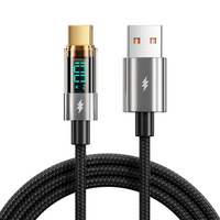 Nouveau câble de charge rapide Type-C 240W avec affichage pour téléphones Android et mobiles