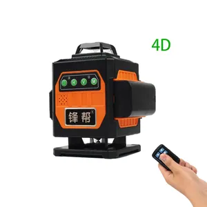 Tự động xoay mức độ Laser 16 vượt qua màu xanh lá cây laser 4D thông minh bằng giọng nói điện tử anping tự san lấp mặt bằng mức độ laser