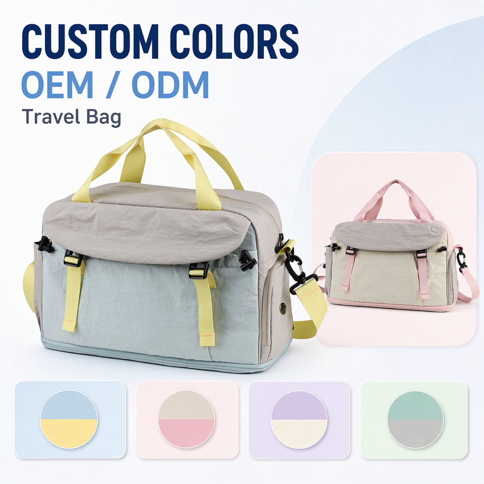 OEM ODM Expandable Dry Wet Waterproof Duffel Luggage Bag Travel Duffle ...