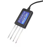 Analyseur d'humidité du sol portable agricole Lorawan, mesure de la température, de l'EC, du taux d'eau et du pH, matériau ABS