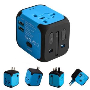 Adaptateur De Voyage universel avec 2USB ports adaptateur universel de chargeur de voyage <span class=keywords><strong>USB</strong></span> Chargeur <span class=keywords><strong>Mural</strong></span> - Product Image 3