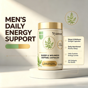 Capsules molles Énergie & Sommeil pour Hommes 1000mg 120 unités – Soin Nutritionnel Quotidien Jour et Nuit pour Hommes Adultes – Étiquette Personnalisée OEM - Product Image 4