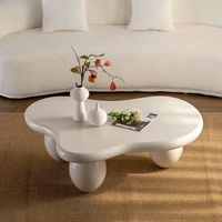 Table basse créative et extensible au design minimaliste moderne, style nuage, pour salon – Meilleure vente