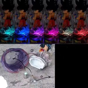 ฟิกเกอร์อนิเมะดราก้อนบอล <span class=keywords><strong>WCF</strong></span> ซุนโกคูผมขาว โหมดอัลตร้าอินสติงค์ ไฟส่องสว่างที่หน้าท้อง ขนาด 16.5 ซม. ของเล่นฟิกเกอร์แอคชั่น ของขวัญคริสต์มาส - Product Image 1