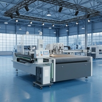 Máquina CNC de Corte y Plegado para Cajas de Cartón y Materiales de Embalaje con Plotter CCD y Cortadora Digital de Cama Plana