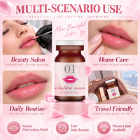 Kit de Traitement des Lèvres Roses Permanentes pour Salon de Beauté : Crème et Essence pour Lèvres Roses, Dissolvant de Rouge à Lèvres Noir pour Professionnels de la Beauté